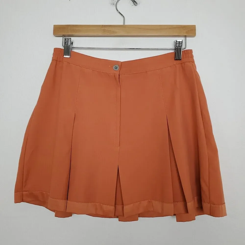 Jamie Sadock Womens Pleated Skirt Size 8 Golf Tennish Athletic Orange Mini - Picture 4 of 9